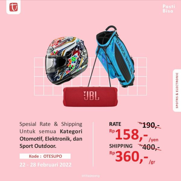 Promo Sport & Electronics (Kode Promo : OTESUPO)