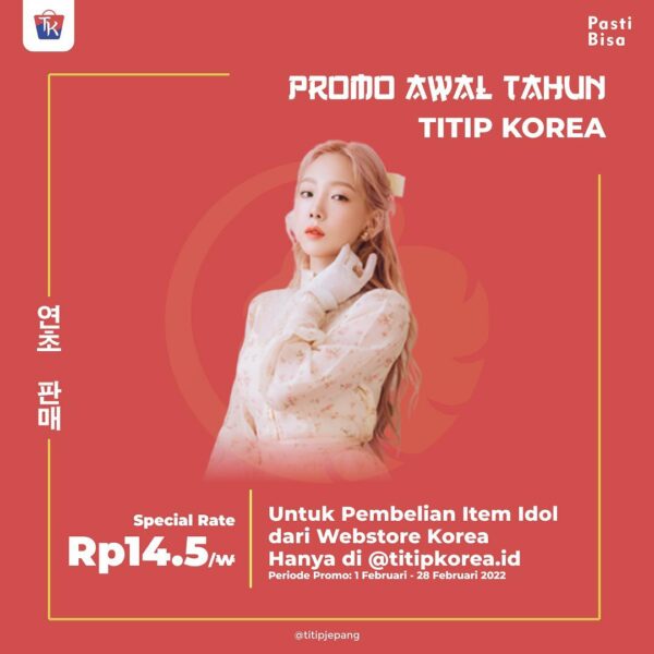 Promo Awal Tahun Titip Korea