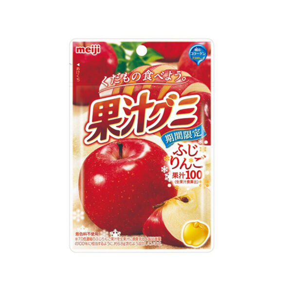 Meiji meiji fruit juice gummy Fuji apple