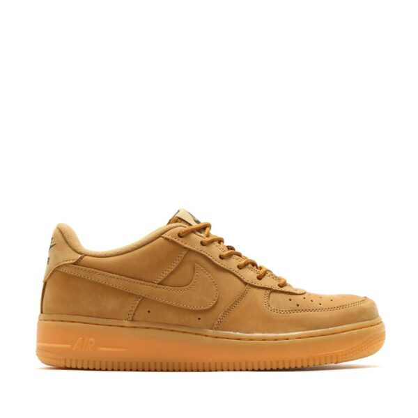 NIKE AIR FORCE 1 '07 WINTER PRM GS FLAX/FLAX-OUTDOOR GREEN-GUM YELLOW