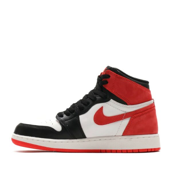 NIKE AIR JORDAN 1 RETRO HIGH OG BG SUMMIT WHITE/TRACK RED-BLACK