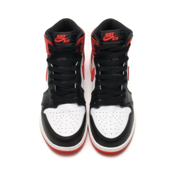 NIKE AIR JORDAN 1 RETRO HIGH OG BG SUMMIT WHITE/TRACK RED-BLACK