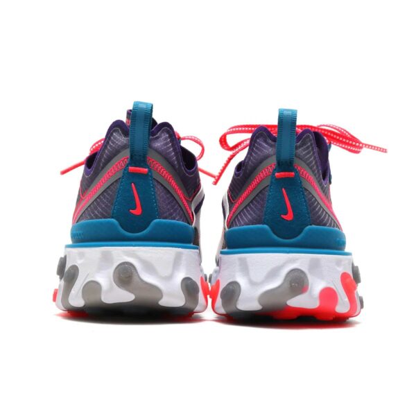 NIKE REACT ELEMENT 87 BLACK/RED ORBIT-WHITE-GREEN ABYSS