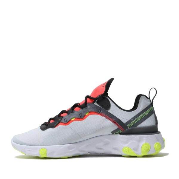 NIKE REACT ELEMENT 55 SE PURE PLATINUM/BLACK-DARK GREY