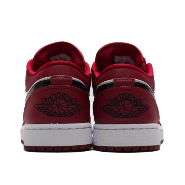 NIKE AIR JORDAN 1 LOW NOBLE RED/BLACK-WHITE