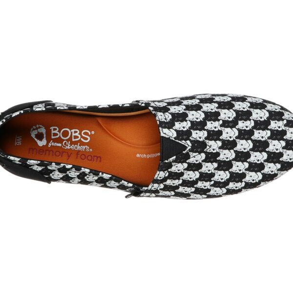 SKECHERS WOMEN BOBS PLUSH - WESTIE CHECK