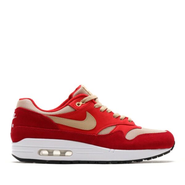 NIKE AIR MAX 1 PREMIUM RETRO TOUGH RED/MUSHROOM-RUSH RED-PALE VANILLA