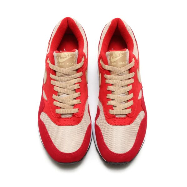 NIKE AIR MAX 1 PREMIUM RETRO TOUGH RED/MUSHROOM-RUSH RED-PALE VANILLA