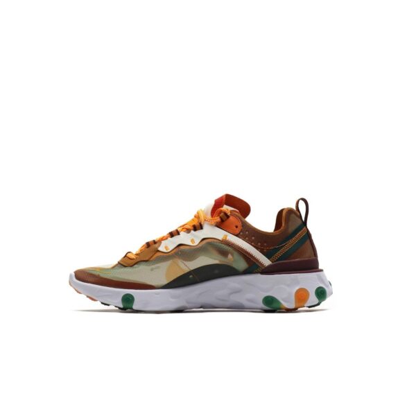 Nike React Element 87 Pale Ivory/Orange