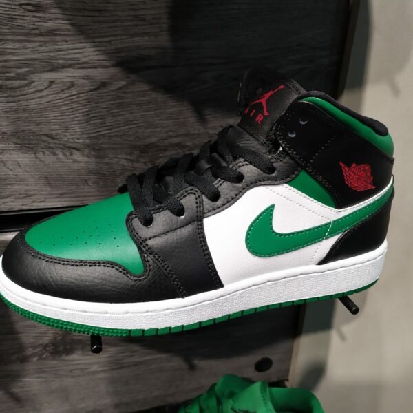 NIKE Air Jordan 1 Mid Women Pine Green/Black