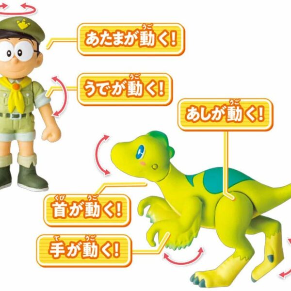 Ania "Movie Doraemon: Nobita's New Dinosaur" - Nobita & Cue Piece Set