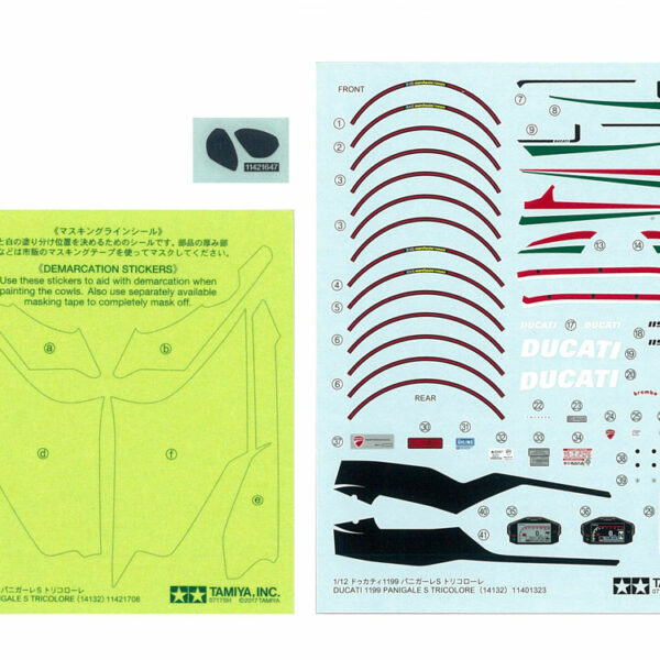 Tamiya 1/12 No.132 Ducati 1199 Panigale S Tricolore