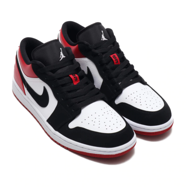 NIKE AIR JORDAN 1 LOW WHITE/BLACK-GYM RED