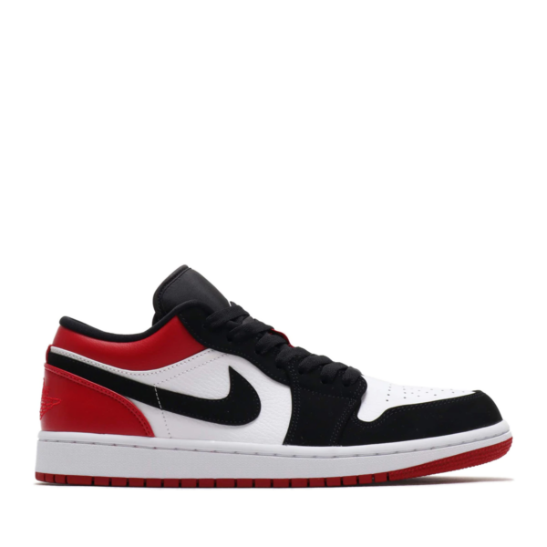 NIKE AIR JORDAN 1 LOW WHITE/BLACK-GYM RED