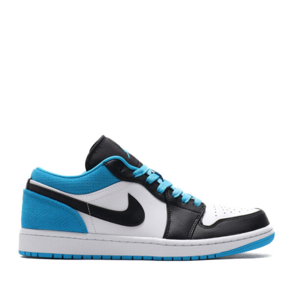 AIR JORDAN 1 LOW SE BLACK/BLACK-LASER BLUE-WHITE 20SU-S