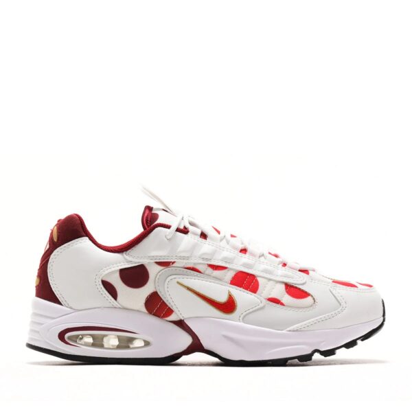 NIKE AIR MAX TRIAX WHITE/UNIVERSITY RED-METALLIC GOLD