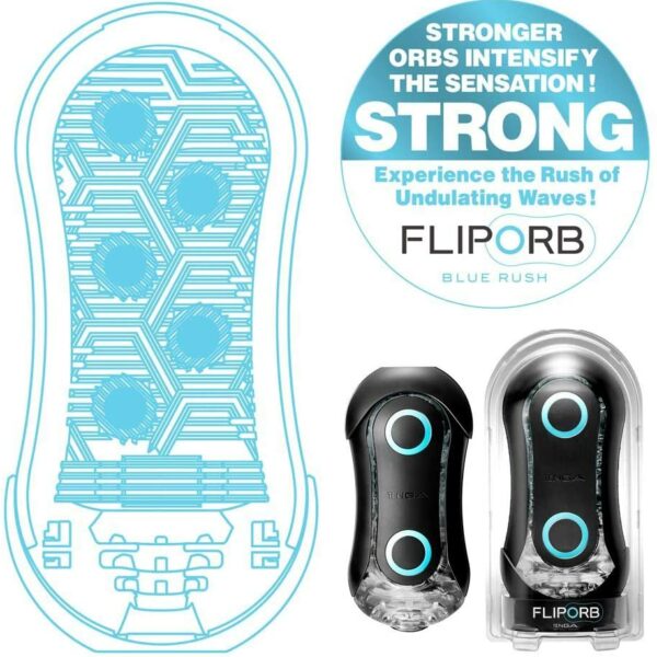 TENGA Flip Orb Strong Blue Rush