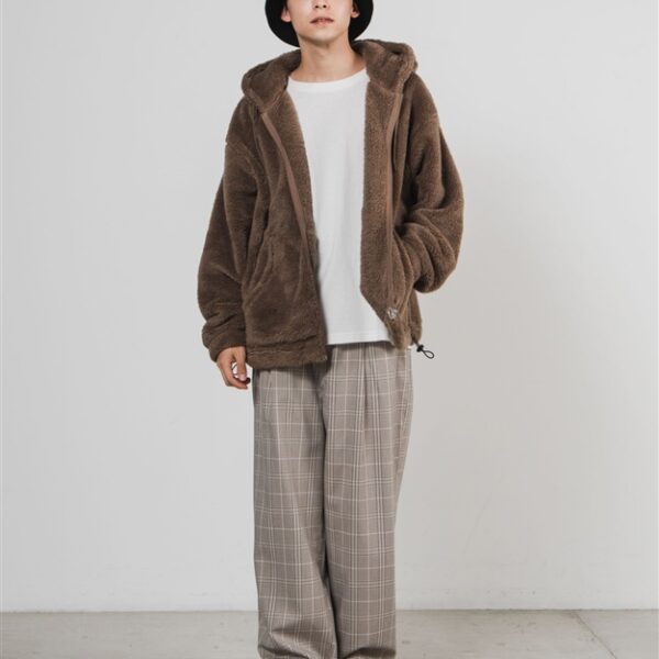 WEGO Shaggy Bore ZIP Parka (Brown Other)