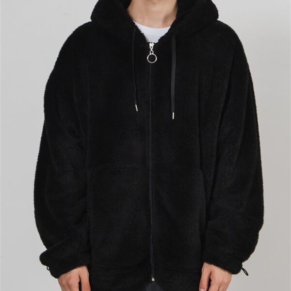 WEGO Shaggy Bore ZIP Parka (Black)