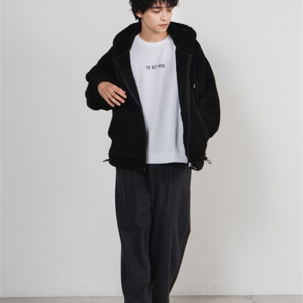 WEGO Shaggy Bore ZIP Parka (Black)