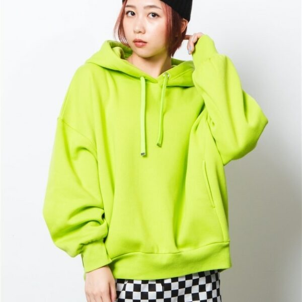 WEGO Wide Loose Parka (Lime)