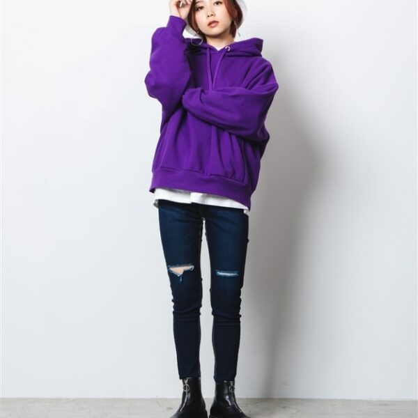 WEGO Wide Loose Parka (Purple)