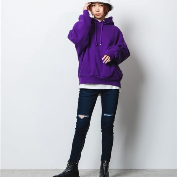 WEGO Wide Loose Parka (Purple)