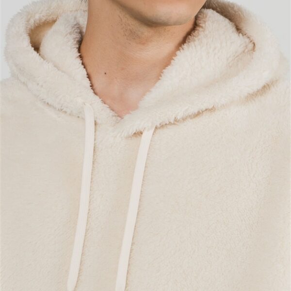 WEGO Shaggy Boa Pull Parka (L Beige)