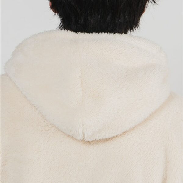 WEGO Shaggy Boa Pull Parka (L Beige)