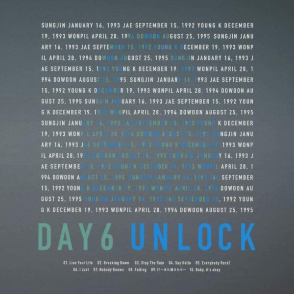 [CD] Day6: Unlock (Members ver.)