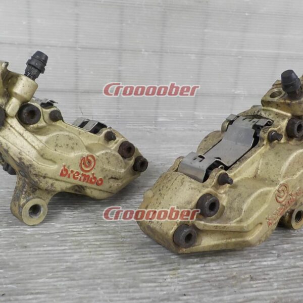 Genuine Brembo Front Caliper Gold 100mm Pitch LR Set