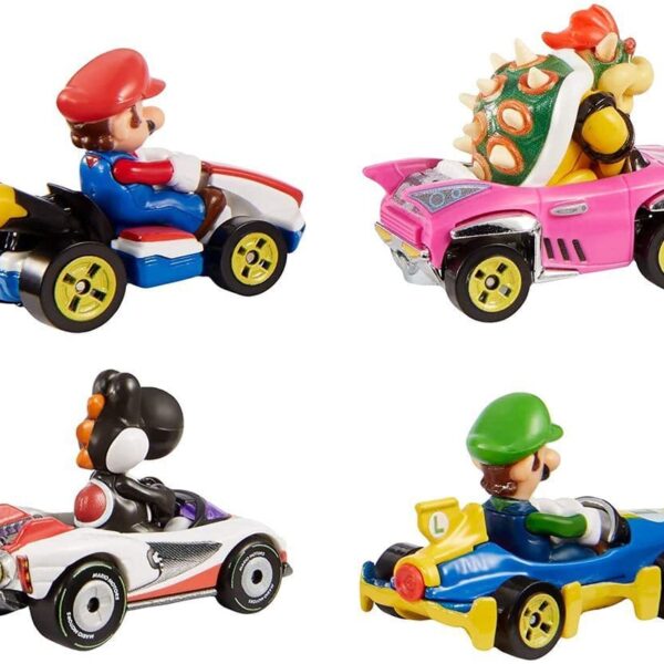 Minicar 1/64 Hot Wheels Mario Kart 4 Pack [GLN53]