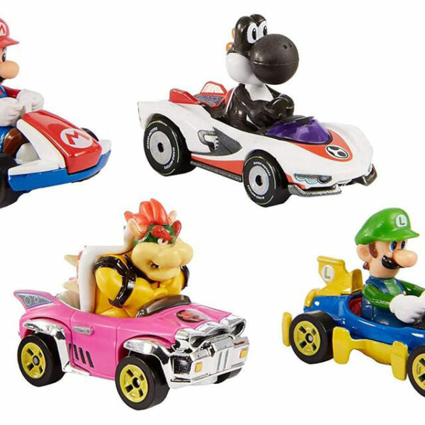 Minicar 1/64 Hot Wheels Mario Kart 4 Pack [GLN53]