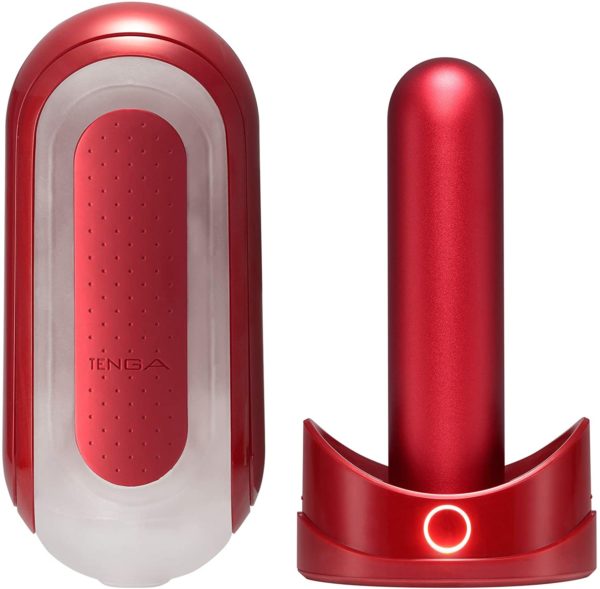 TENGA Flip Zero Red Set + Warmer