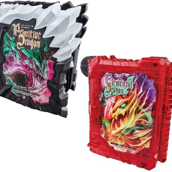 Kamen Rider Saber DX Primitive Dragon & Elemental Dragon Wonder Ride book Set