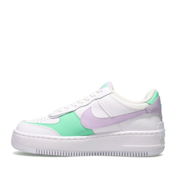 NIKE W AF1 SHADOW WHITE/INFINITE LILAC-FOOTBALL GREY 21SU-I