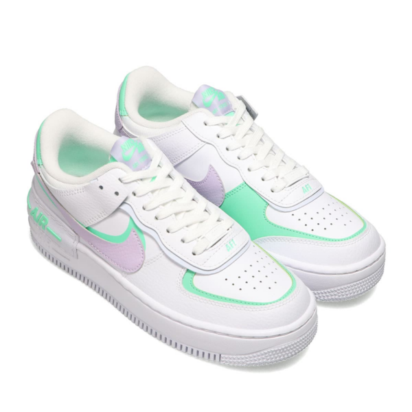 NIKE W AF1 SHADOW WHITE/INFINITE LILAC-FOOTBALL GREY 21SU-I