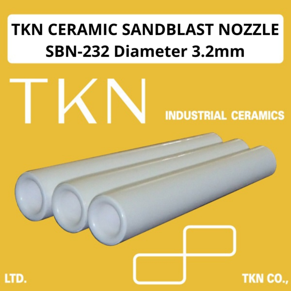 TKN Ceramic Sandblast Nozzle SBN-232 Diameter 3.2mm