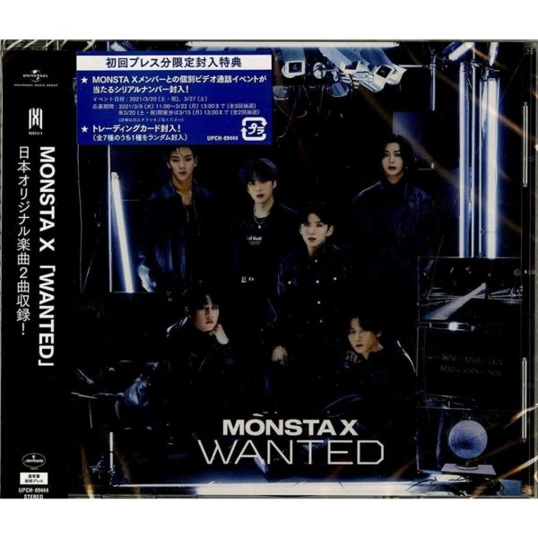 Titip-Jepang-MONSTA-X-WANTED-Regular-Edition-CD-Trading-Card