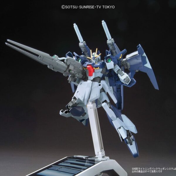 HGBC Gundam Build Fighters Tri Lightning Back Weapon System MK-II 1/144 Scale Color-Coded Plastic Model