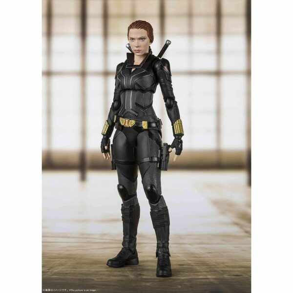 S.H. Figuarts Marvel Black Widow (Black, Widow), Approx. 5.7 inches (145 mm), ABS & PVC Pre-painted Action Figure