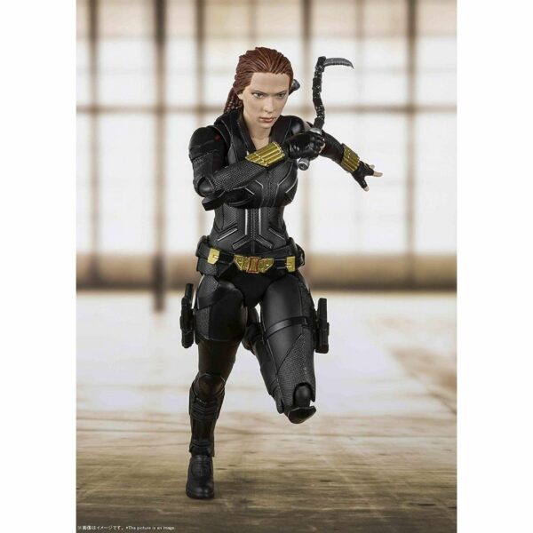 S.H. Figuarts Marvel Black Widow (Black, Widow), Approx. 5.7 inches (145 mm), ABS & PVC Pre-painted Action Figure