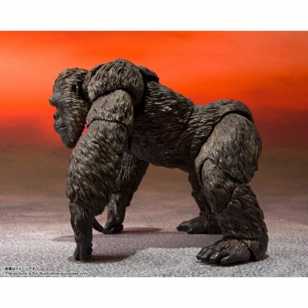 S.H. Monster Arts KONG From Godzilla, VS. KONG (2021), Approx. 5.7 inches (145 mm), PVC & ABS Pre-painted Action Figure