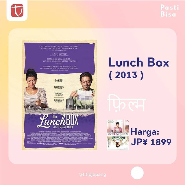 titip jepang rekomendasi film bollywood lunch box