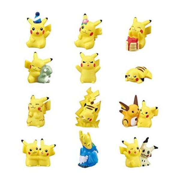 Titip Jepang - Pokemon Kids Pikachu Pikachu Pika Large Collection! 18 Piece Box (Candy Toy)