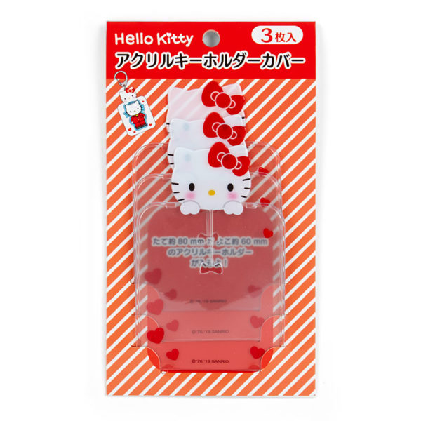 Titip-Jepang-Hello-Kitty-Acrylic-Keychain-Cover-3-pieces-Tokimeki-Guess-Goods