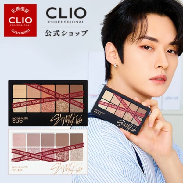 [Stray Kids Palette] [CLIO Official] Clio Stray Kids Pro Eye Shadow Palette Makeup Korean Cosmetics Glitter Eye Makeup