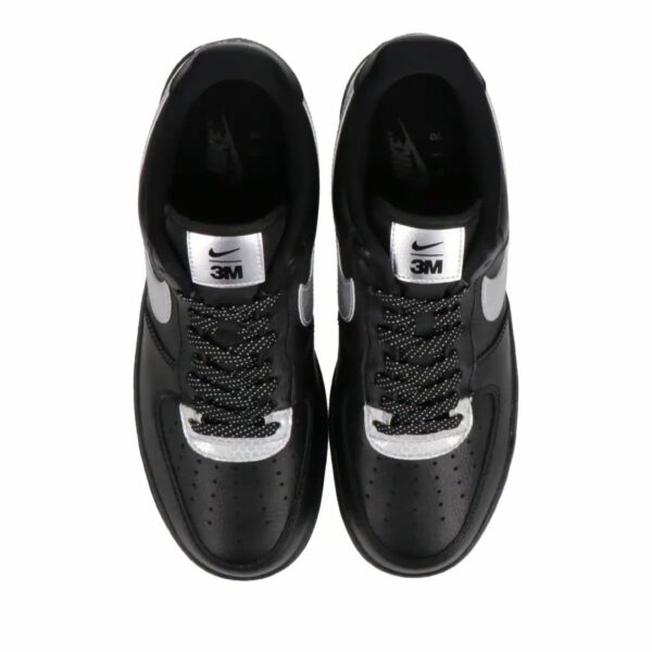 NIKE AIR FORCE 1 '07 LV8 3M BLACK/METALLIC SILVER-BLACK 20HO-I