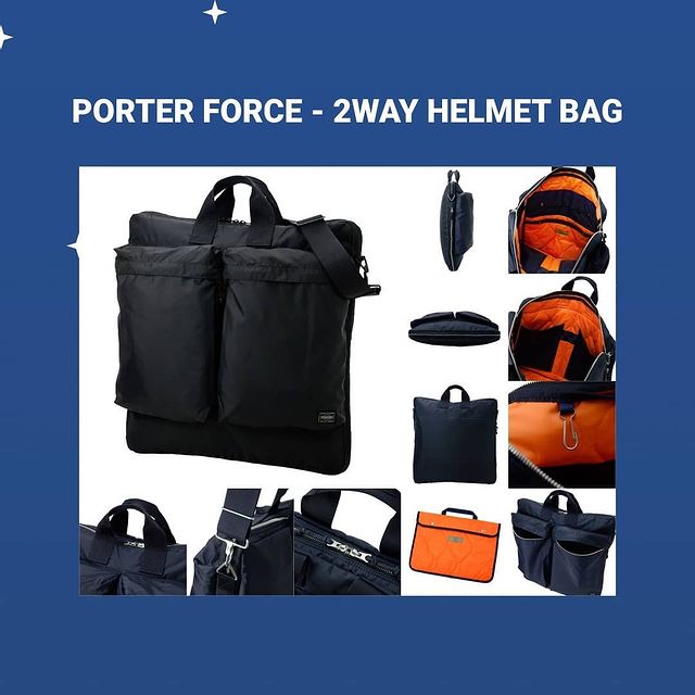 titip jepang porter 2way helmet bag