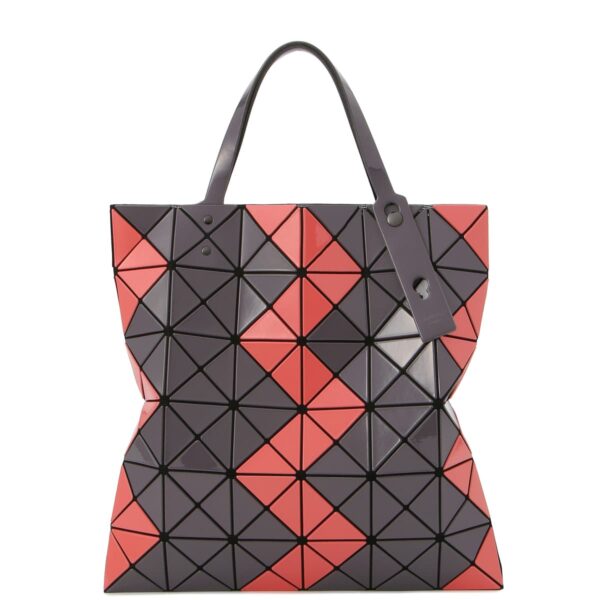 BAOBAO ISSEY MIYAKE ルーセント ジグザグ (Coral x Charcoal Gray)